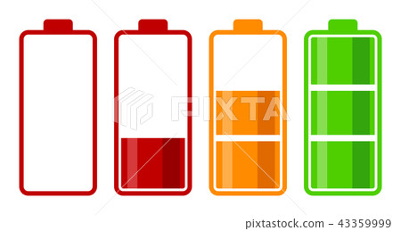 Set of battery charge level indicator Set of battery charge level indicator 43359999
