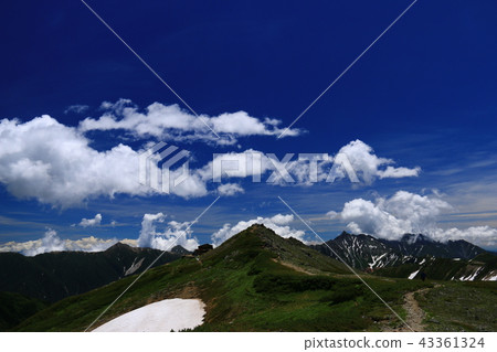 Back Ginza course from the road to the summit of Mt. Back Ginza course from the road to the summit of Mt. 43361324