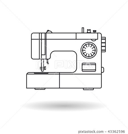 Line icon - sewing machine - Stock Illustration [43362596] - PIXTA