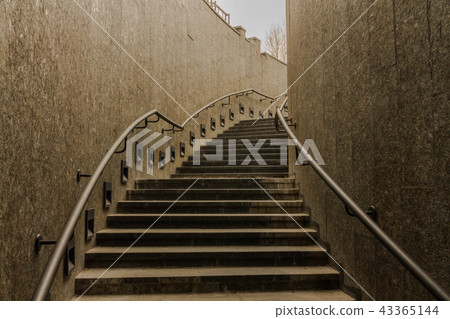 Stairs up. Dark stairs. Transition. Stairs up. Dark stairs. Transition. 43365144