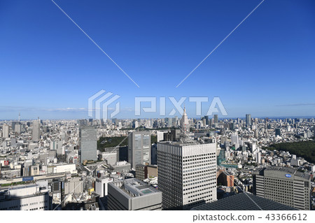 日本東京都市風景“建設中的新國家體育場”,東京鐵塔,東京天空樹等 日本東京都市風景“建設中的新國家體育場”,東京鐵塔,東京天空樹等 43366612