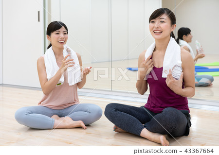 水化水休息瑜伽課瑜伽教室 43367664