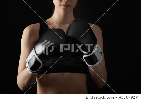 Female fighter doing boxer size Female fighter doing boxer size 43367927