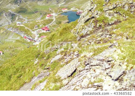 Fagaras Mountains cliff in close-up Fagaras Mountains cliff in close-up 43368582