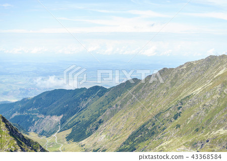 Fagaras Mountains from top view Fagaras Mountains from top view 43368584