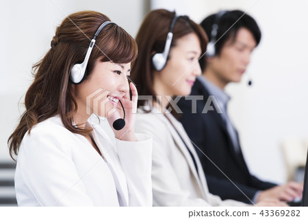 Operator call center tele appointment business pc team 43369282