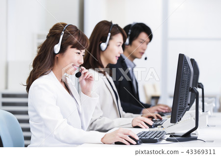 Operator call center tele appointment business pc team 43369311