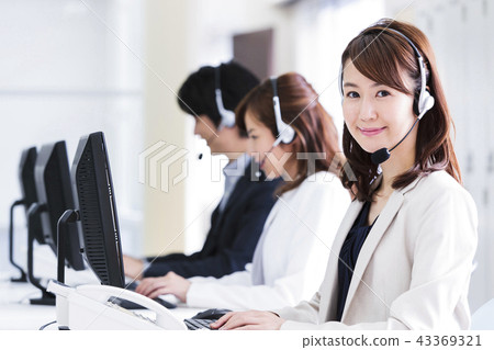 Operator call center tele appointment business pc team 43369321