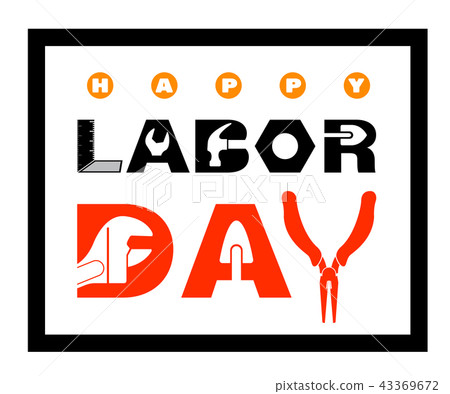 Happy Labor Day banner 43369672
