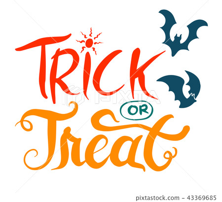 Happy Halloween vector lettering Happy Halloween vector lettering 43369685