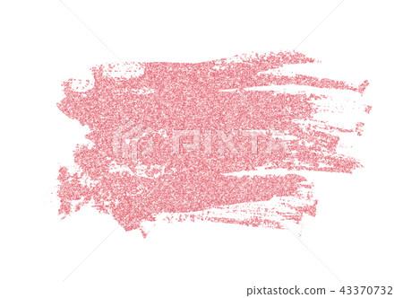 Closeup of pink glitter brushstroke Closeup of pink glitter brushstroke 43370732
