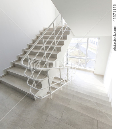 staircase - emergency exit in hotel 43371156