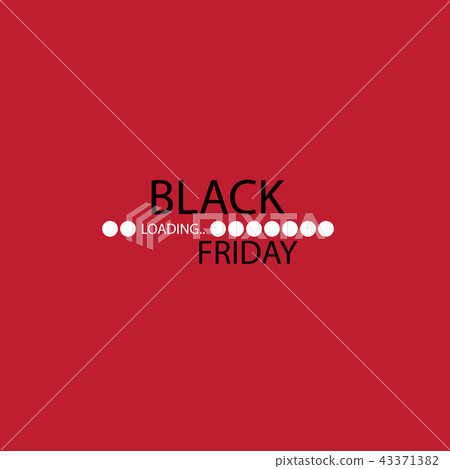 Black friday. Progress loading bar. Vector illustration 43371382