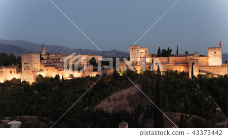 Alhambra in Spain's Granada  43373442