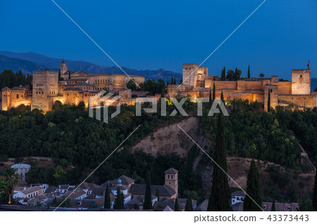 Alhambra in Spain's Granada Alhambra in Spain's Granada 43373443