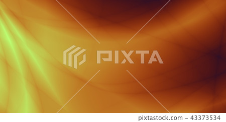 Wave golden yellow stream energy abstract pattern 43373534