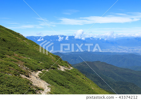 在阿爾卑斯Senjogatake的山行跡 43374212