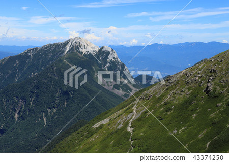 Kaikomagagatake Southern Alps seen from Senjogatake 43374250