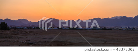 mountains at sunset 43375302