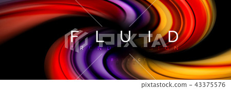 Fluid color motion concept 43375576