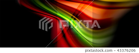 Rainbow fluid abstract shapes, liquid colors design, colorful marble or plastic wavy texture Rainbow fluid abstract shapes, liquid colors design, colorful marble or plastic wavy texture 43376206