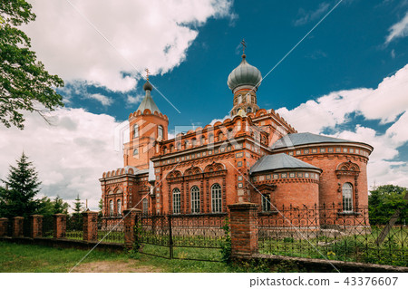 Pirevichi Village, Zhlobin District Of Gomel Region Of Belarus. Pirevichi Village, Zhlobin District Of Gomel Region Of Belarus. 43376607