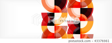 Vector circular geometric abstract background Vector circular geometric abstract background 43376981