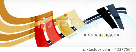 Minimal line design abstract background 43377504