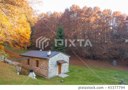 Autumn mountain landscape Autumn mountain landscape 43377794