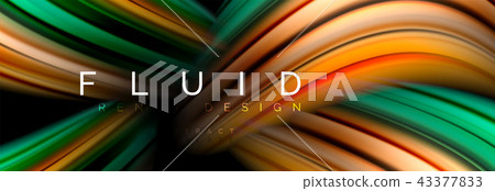Fluid color motion concept Fluid color motion concept 43377833