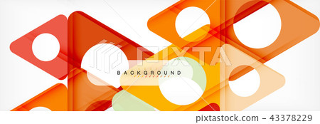 Abstract geometric background. Modern overlapping triangles. Unusual color shapes for your message Abstract geometric background. Modern overlapping triangles. Unusual color shapes for your message 43378229