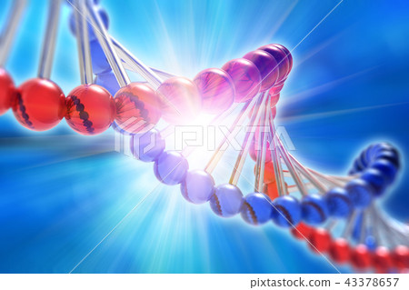 DNA genetic research science concept DNA genetic research science concept 43378657