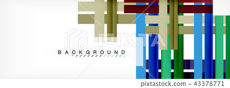 Line abstract background, vector modern template 43378771