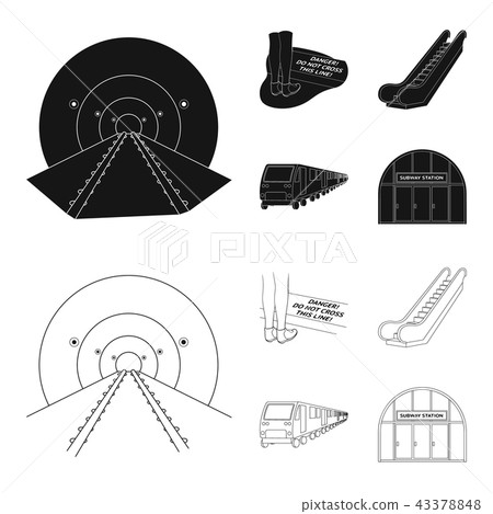 Electric, transport, equipment and other web icon in black,outline style.Public, transportation Electric, transport, equipment and other web icon in black,outline style.Public, transportation 43378848