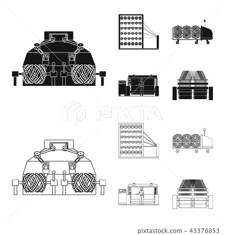 Machine, equipment, spinning, and other web icon in black,outline style., Appliances, inventory Machine, equipment, spinning, and other web icon in black,outline style., Appliances, inventory 43378853