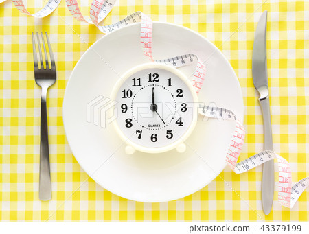 時鐘餐時間餐具健康管理 時鐘餐時間餐具健康管理 43379199