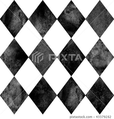 Black and white argyle seamless pattern background Black and white argyle seamless pattern background 43379282