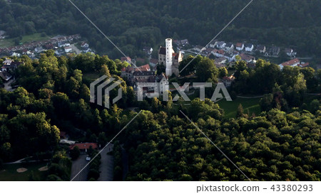 Ancient white castle on the mountain Ancient white castle on the mountain 43380293