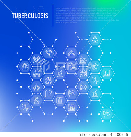 Tuberculosis concept in honeycombs Tuberculosis concept in honeycombs 43380536