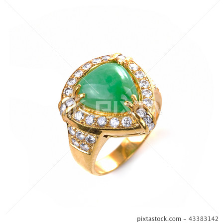 Ring isolated on a white background 43383142