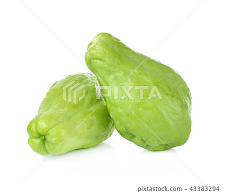 Chayote on white background 43383294