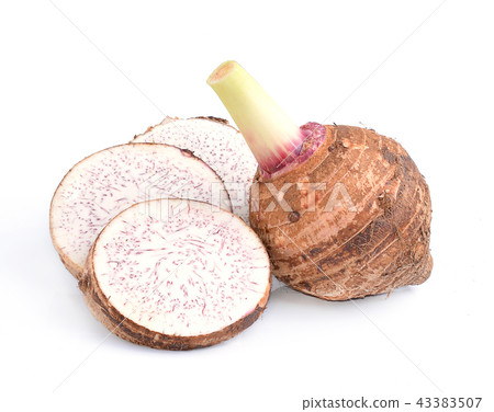 taro isolated on white background taro isolated on white background 43383507