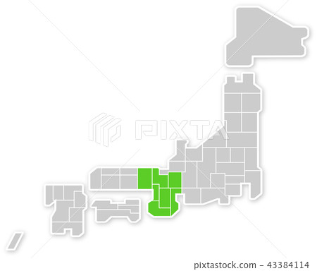 近畿地區和日本列島 近畿地區和日本列島 43384114