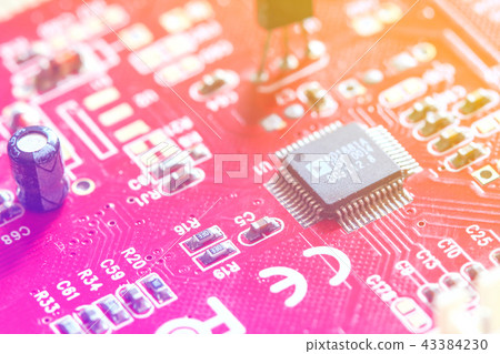 electronic circuit board electronic circuit board 43384230