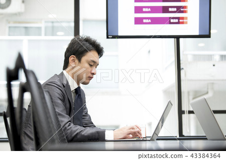 Business person male meeting Business person male meeting 43384364