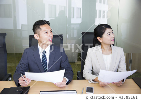 會議演示會議會議業務 43385161