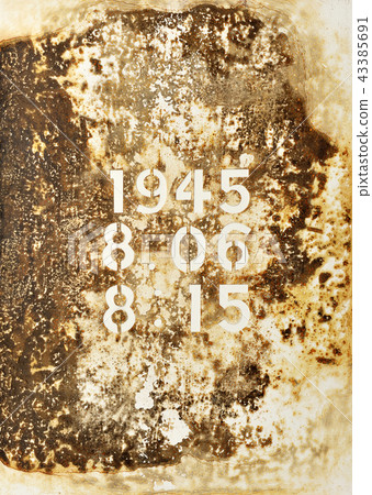 原子彈爆炸日廣島 1945 年 8 月 6 日 8:15 43385691