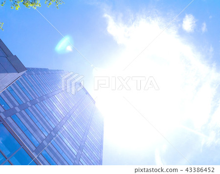 sky and skyscrapers 43386452