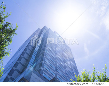 sky and skyscrapers 43386458
