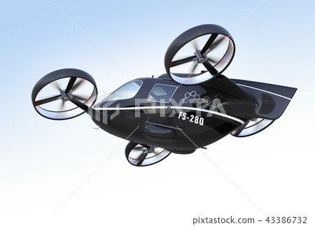 飛行出租汽車飛行的圖像 飛行出租汽車飛行的圖像 43386732